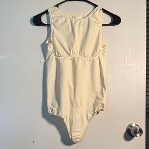 Women's Cream Shapewear Bodysuit